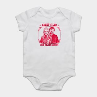 Nancy & Lee // Some Velvet Morning \\ Original Fan Art Design Baby Bodysuit